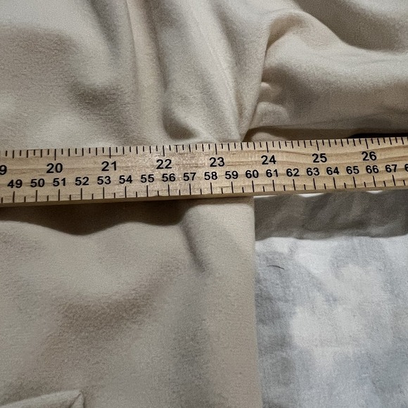 Wellington Fashion Kashmiracle Long Coat Cream Women's Size Large Vintage - Picture 5 of 12